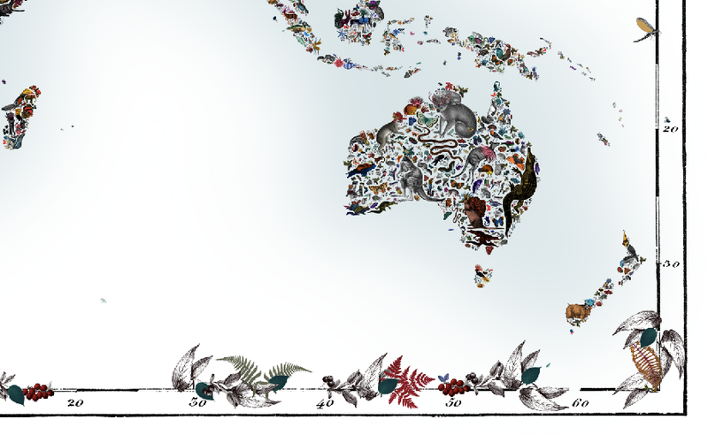 Illustration for article titled These Richly Detailed Maps Give the Modern World a Victorian Twist
